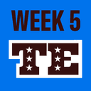 Week 5 Top TE Fantasy Football (PPR)