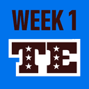 Top TE Fantasy Football Week 1 (PPR)