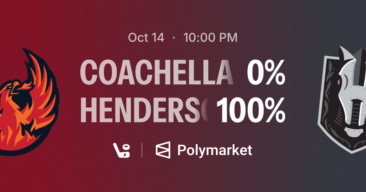 Coachella Valley Firebirds vs. Henderson Silver Knights | Polymarket