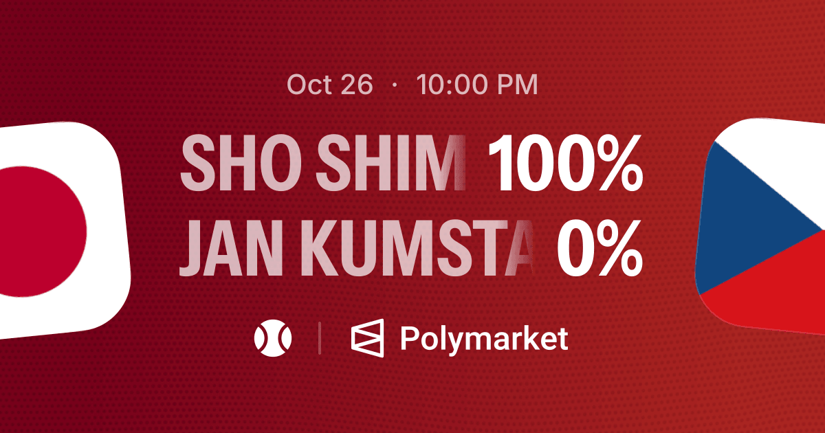 Sho Shimabukuro vs. Jan Kumstat | Polymarket