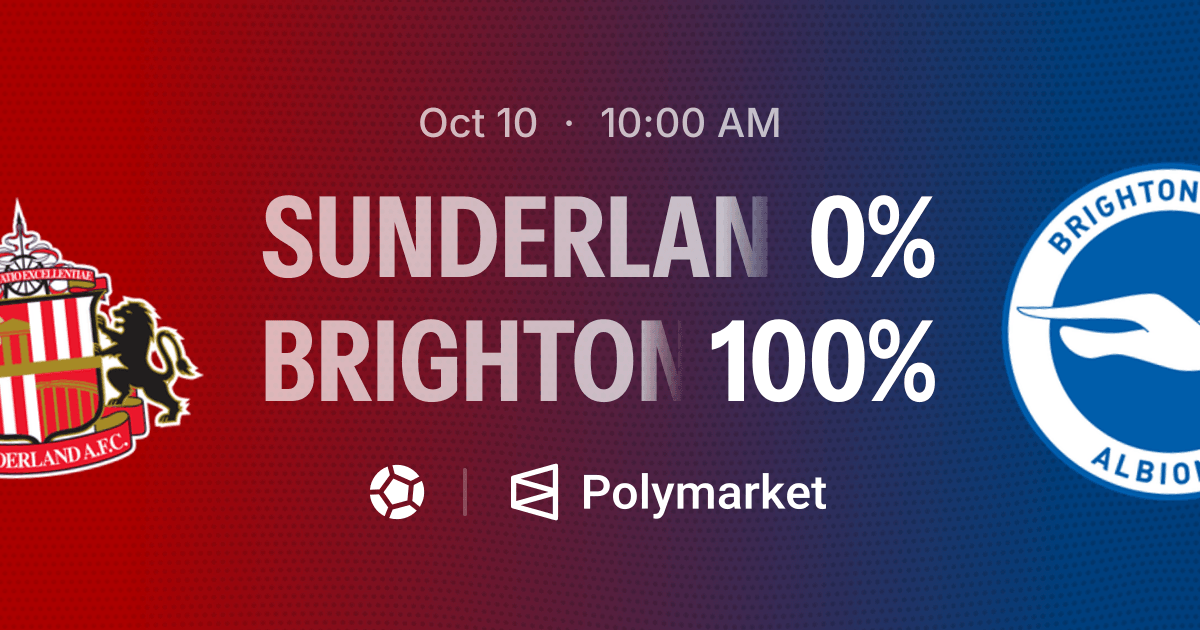 Sunderland AFC vs. Brighton & Hove Albion FC | Polymarket