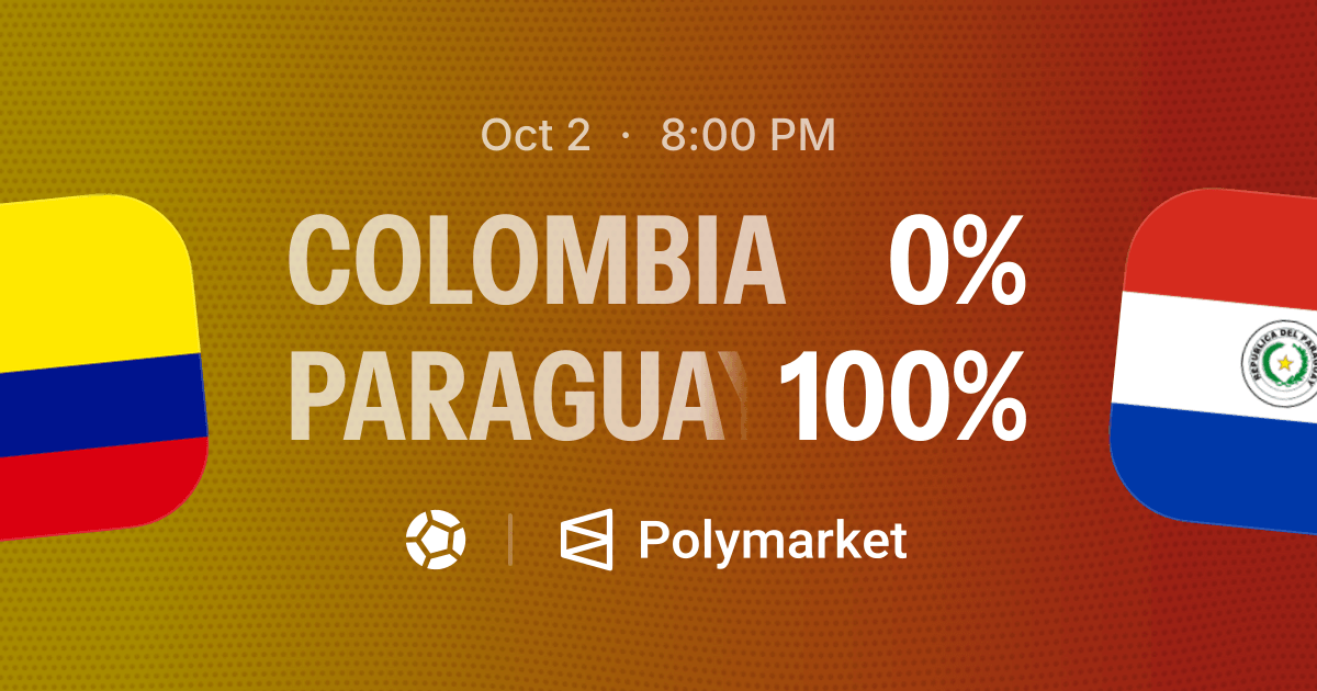 Intf Colombia vs. Paraguay | Polymarket