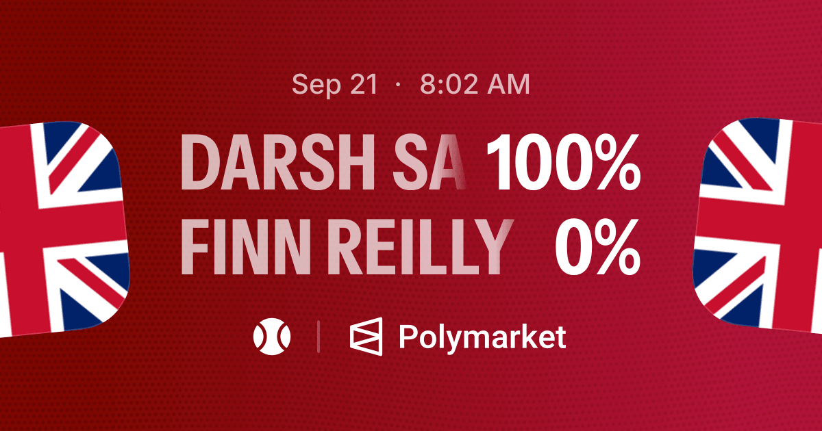 Darsh Darsh Sachin Patel vs. Finn Reilly | Polymarket