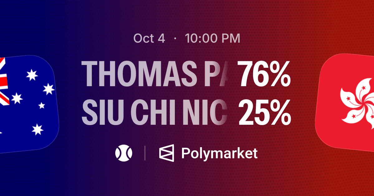 Thomas Patton vs. Siu Chi Nicholas Cheng | Polymarket