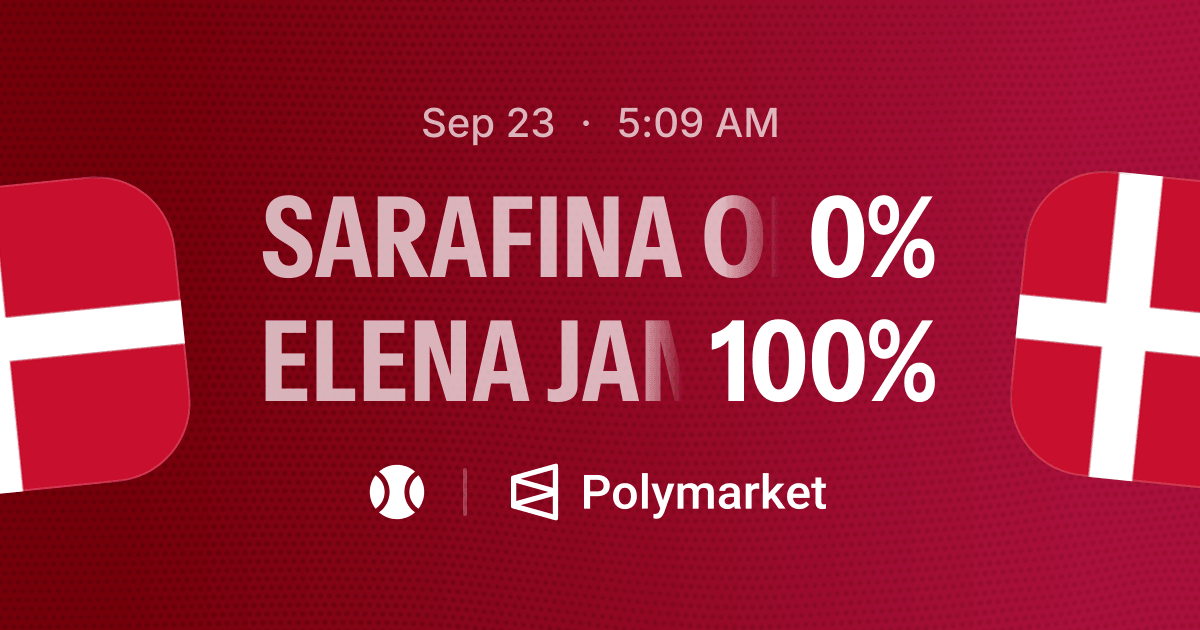 Sarafina Olivia Hansen vs. Elena Jamshidi | Polymarket