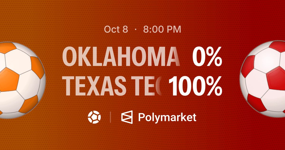 Oklahoma State Cowgirls vs. Texas Tech Red Raiders | Polymarket