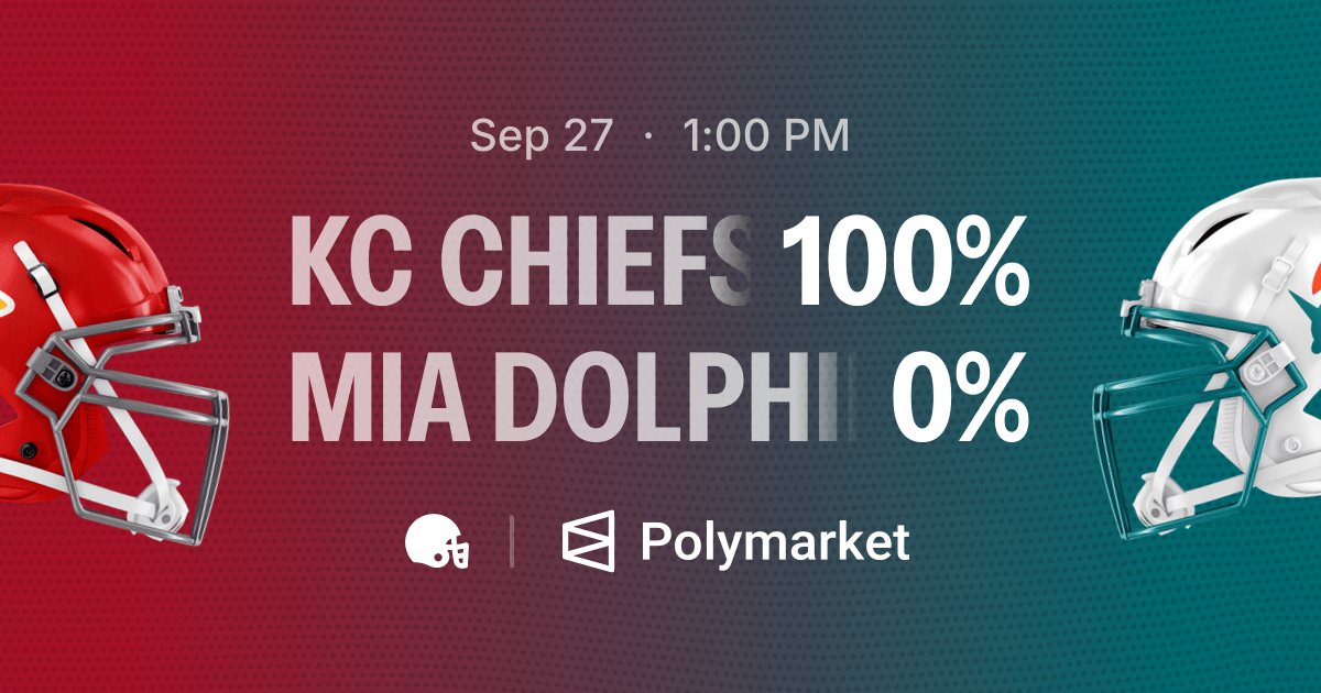 Kc KC Chiefs vs MIA Dolphins | Polymarket