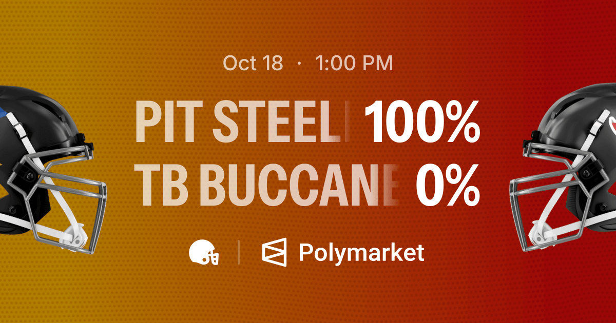 PIT Steelers vs. TB Buccaneers | Polymarket