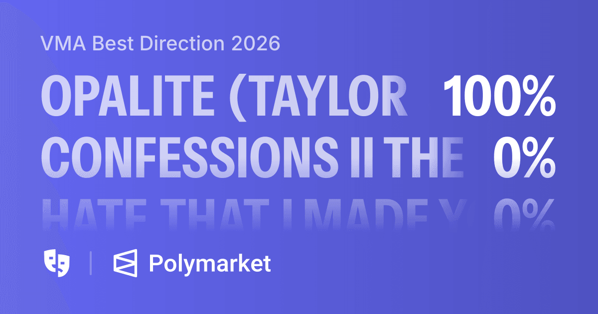 VMA Best Direction 2026 | Polymarket