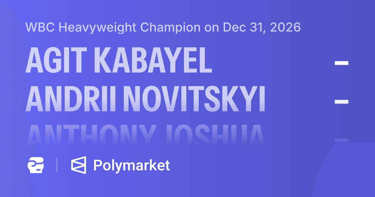 WBC Heavyweight Champion on Dec 31, 2026 | Polymarket